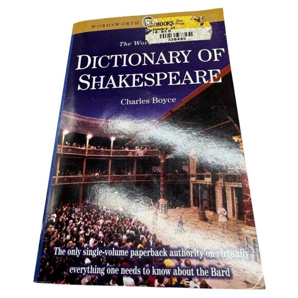Dictionary of Shakespeare book paperback 1996 english Wordsworth 742 pgs READ - Picture 1 of 5